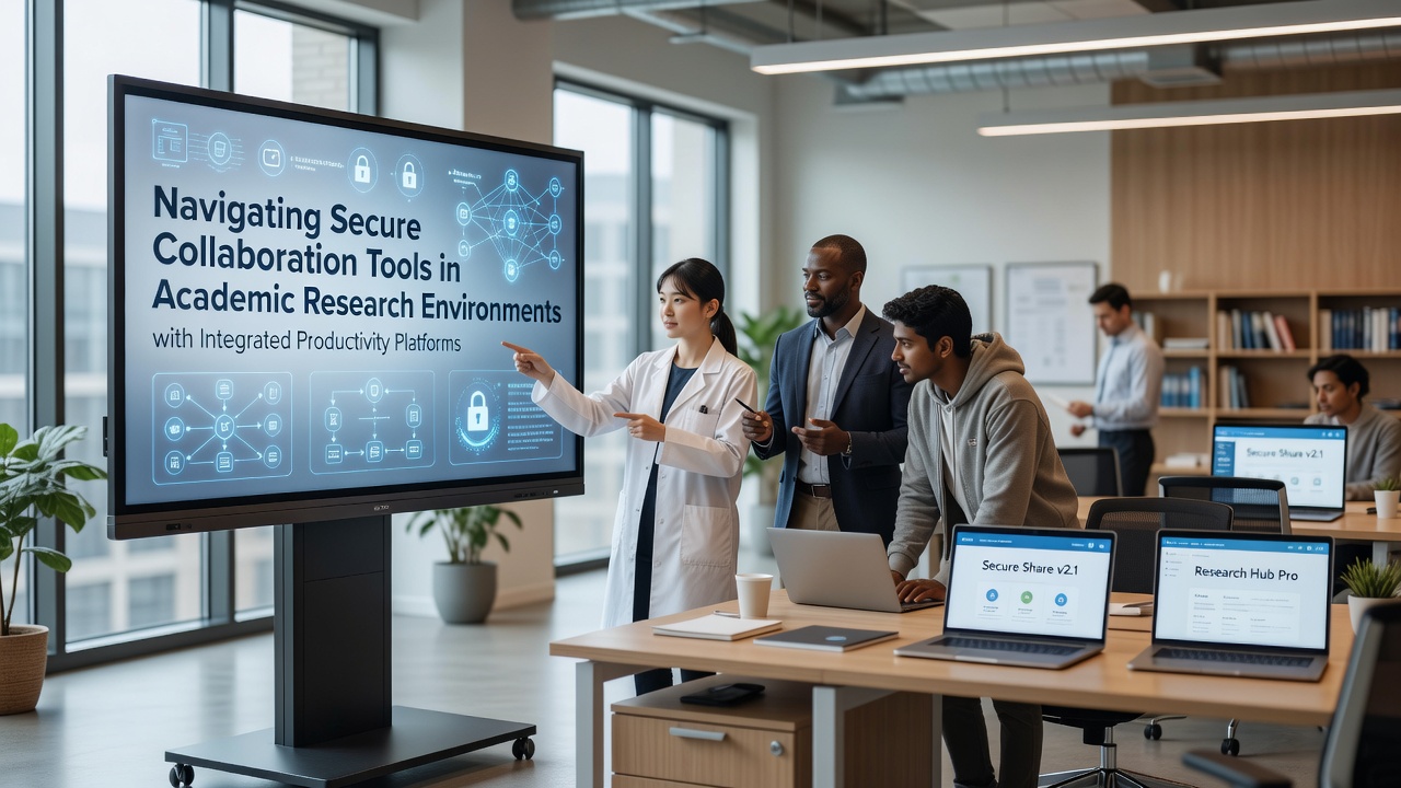 Navigating Secure Collaboration Tools in Academic Research Environments with Integrated Productivity Platforms