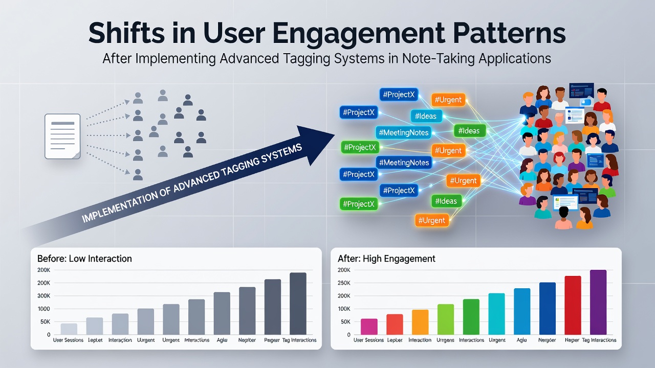 Shifts in User Engagement Patterns After Implementing Advanced Tagging Systems in Note-Taking Applications